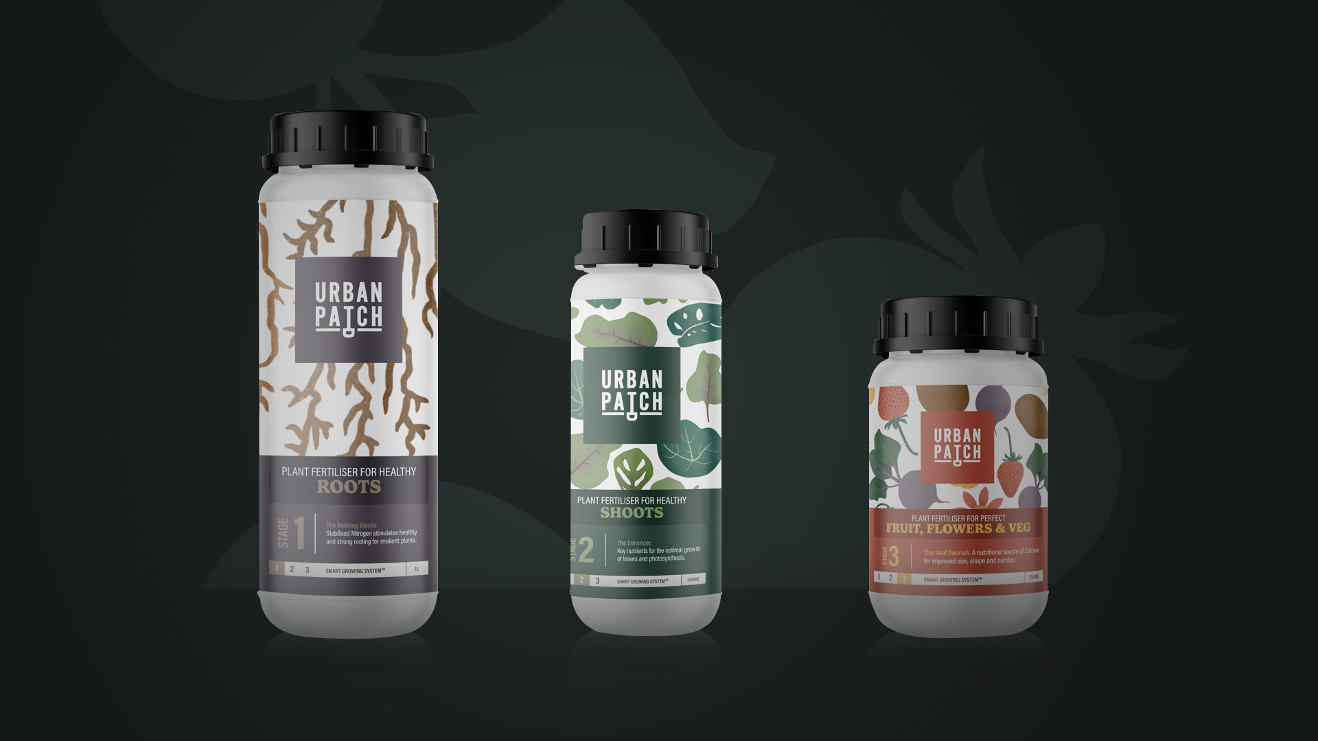 Plant food packaging design range