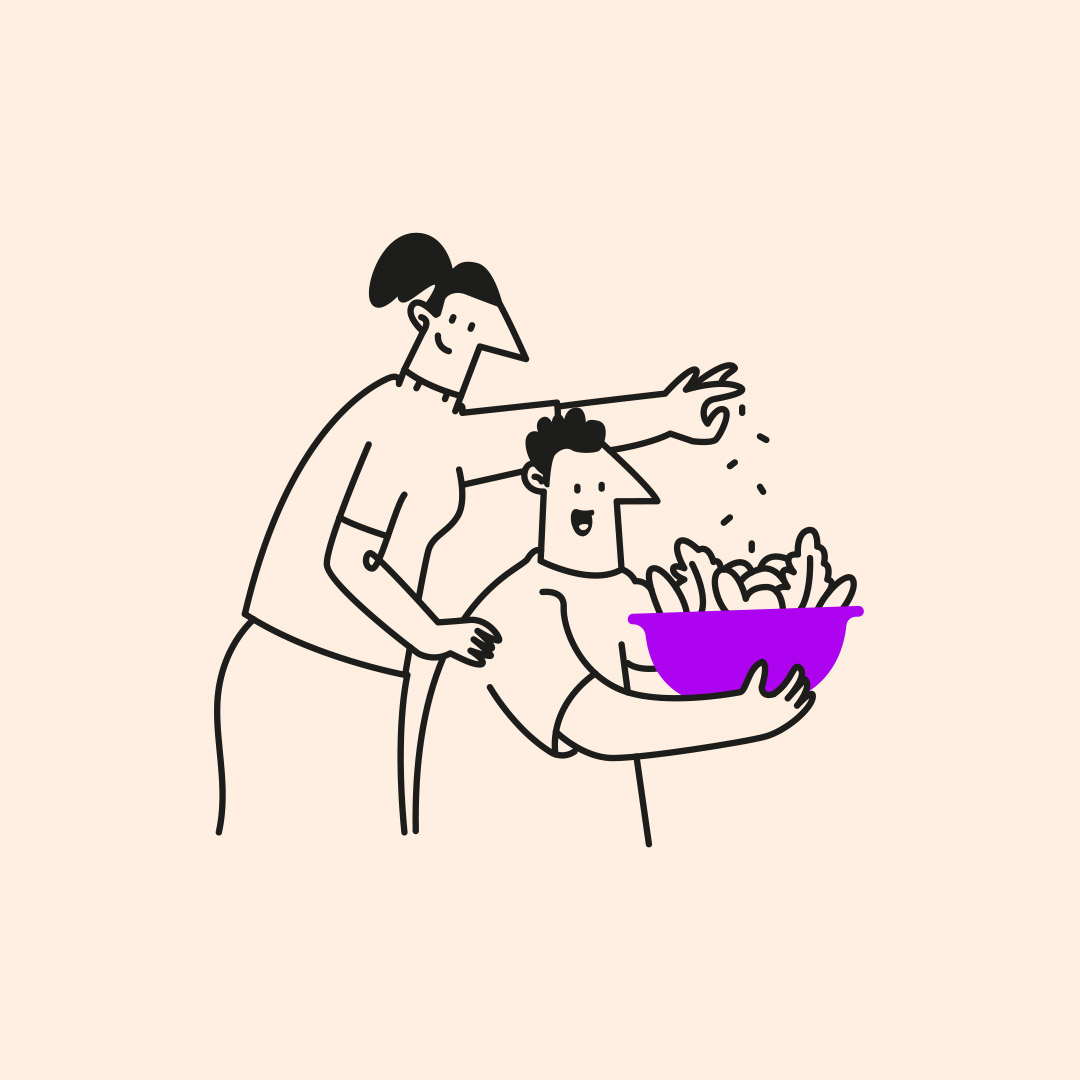 Another set of eyes make better decisions illustration