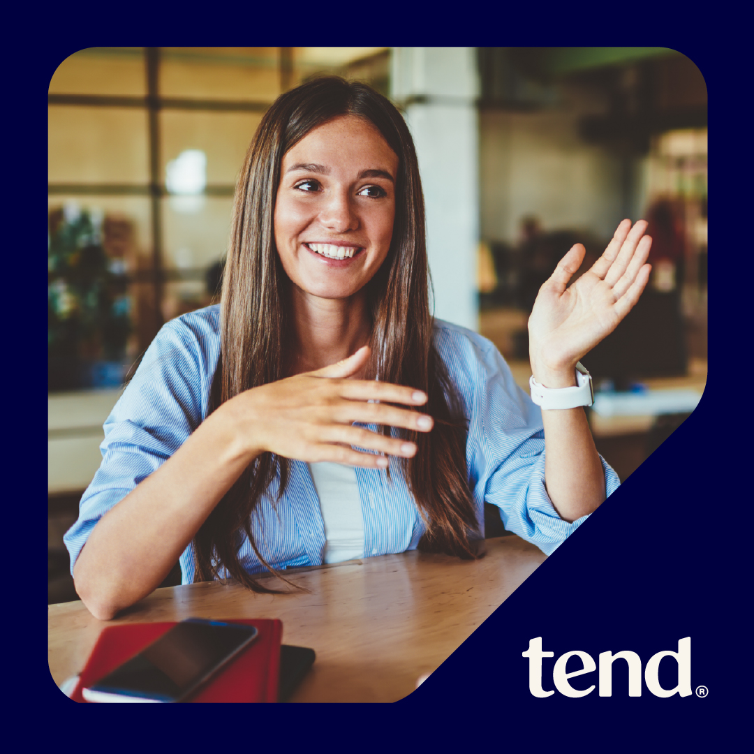 tend rebrand visual of a tend-trained learner