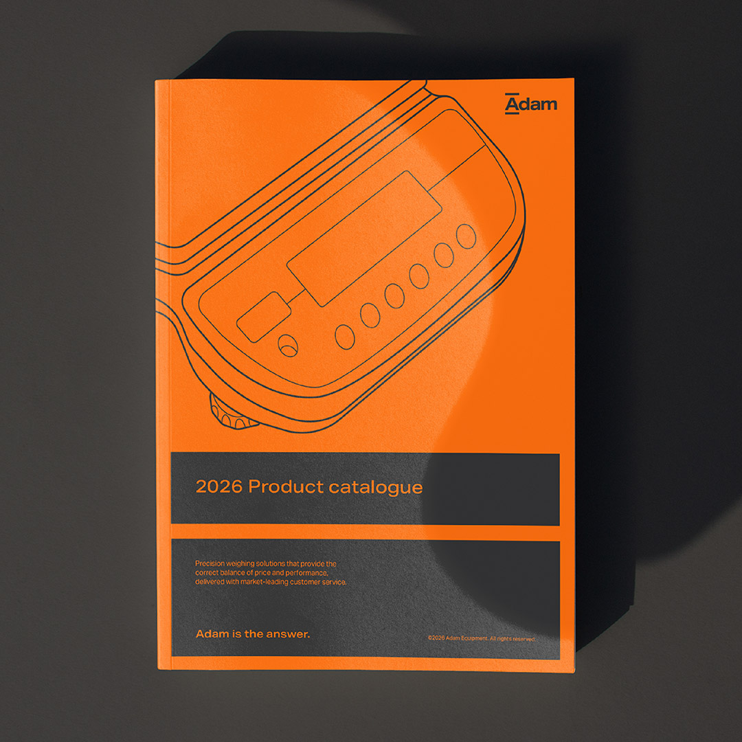Adam equipment rebrand cover design